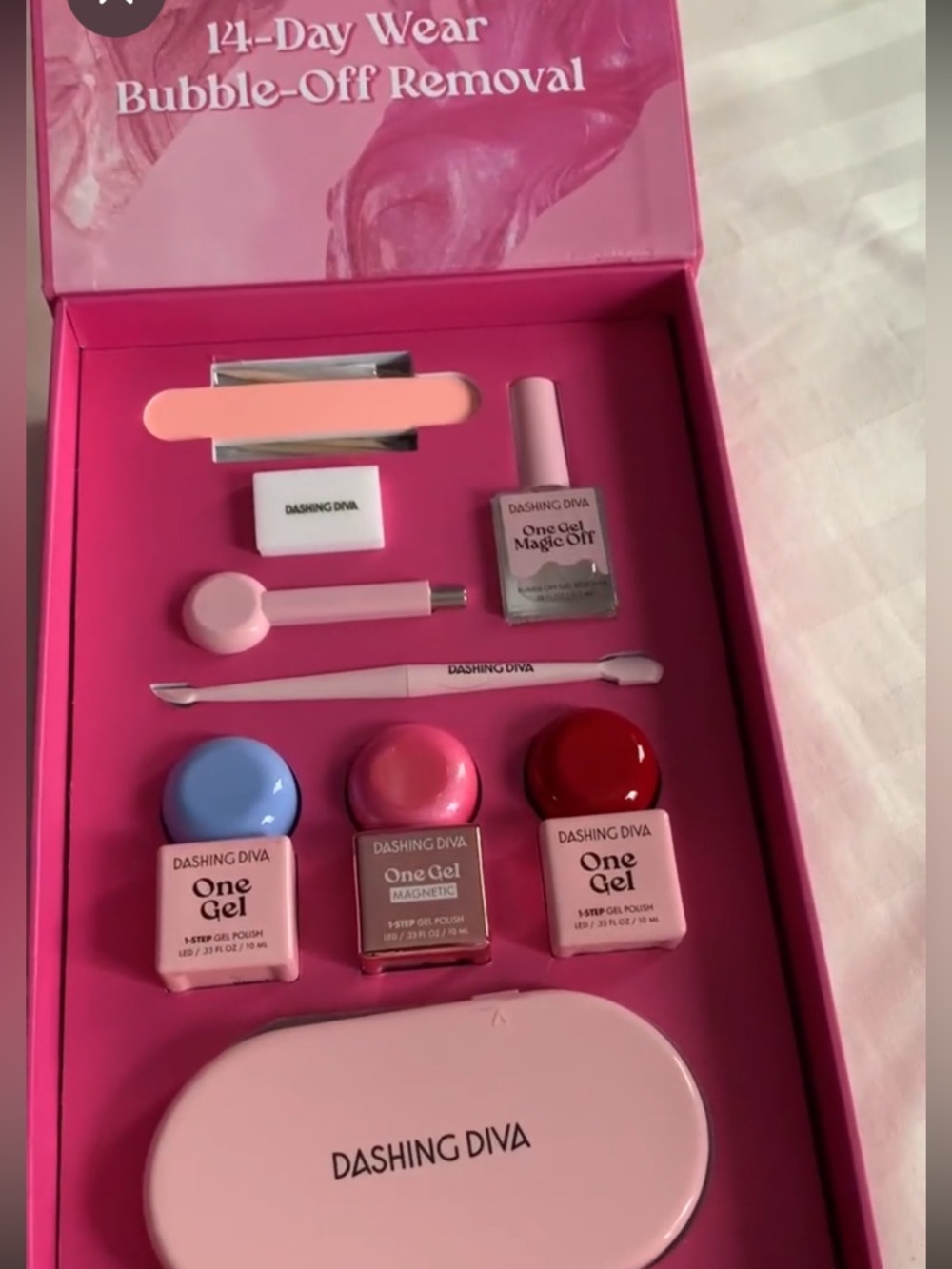 Dashing Diva 14. Days Wear Bubble Off removal One Step Gel Set